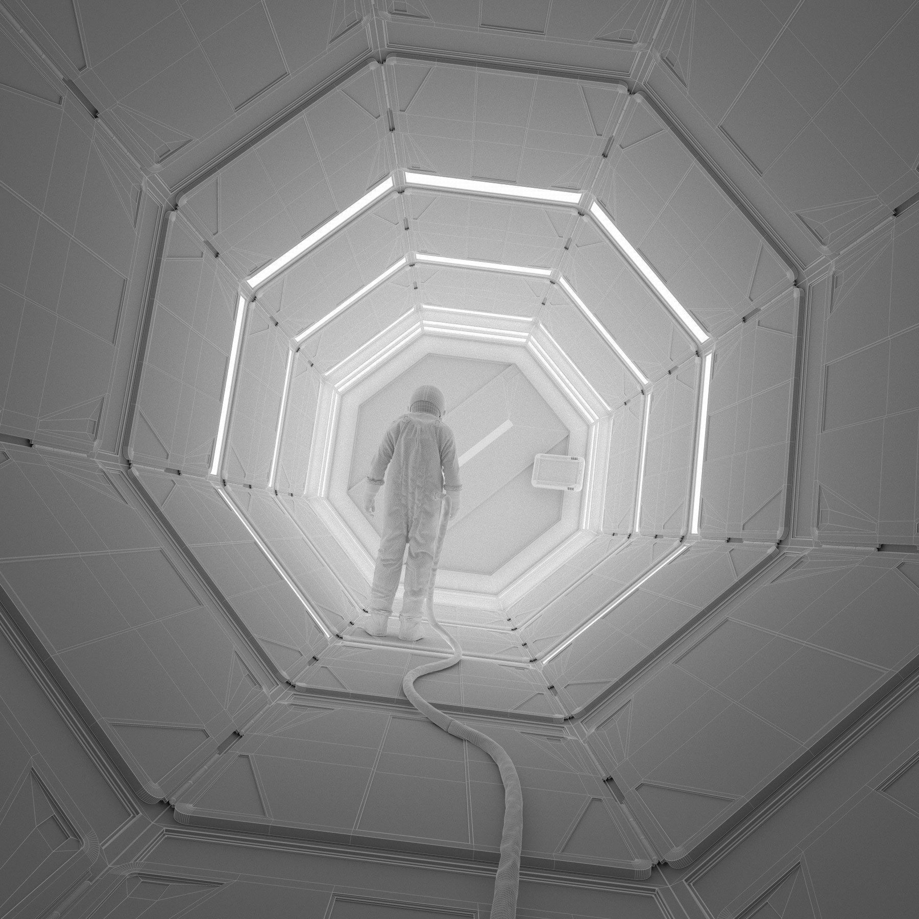 Scifi scene Free 3D model_3