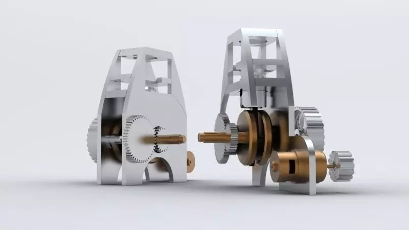 Desktop engine model Free 3D model