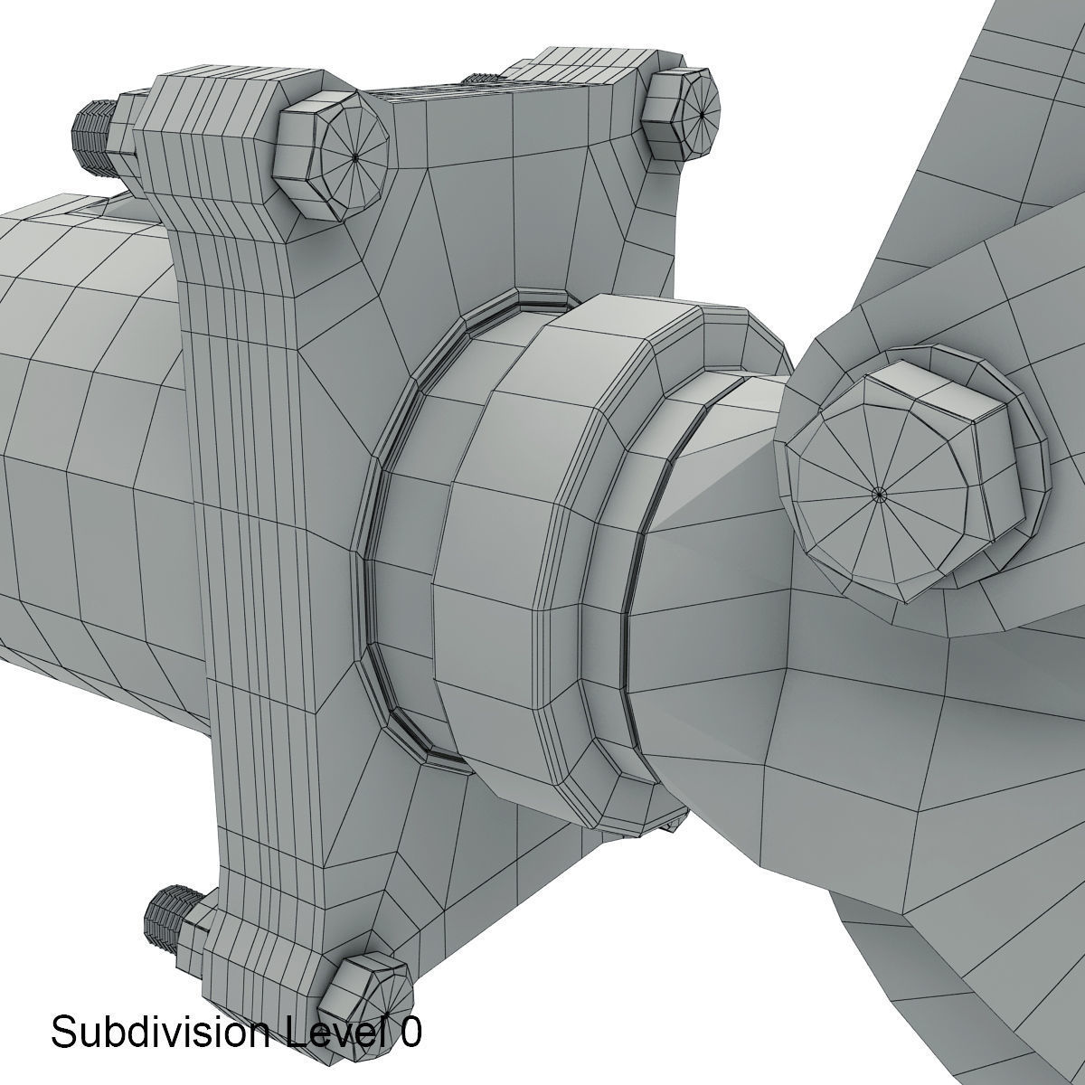 Towing hook 3D model_16