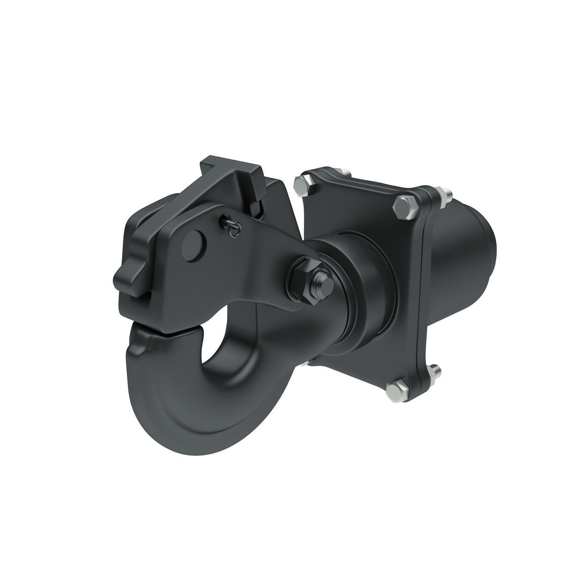 Towing hook 3D model_2