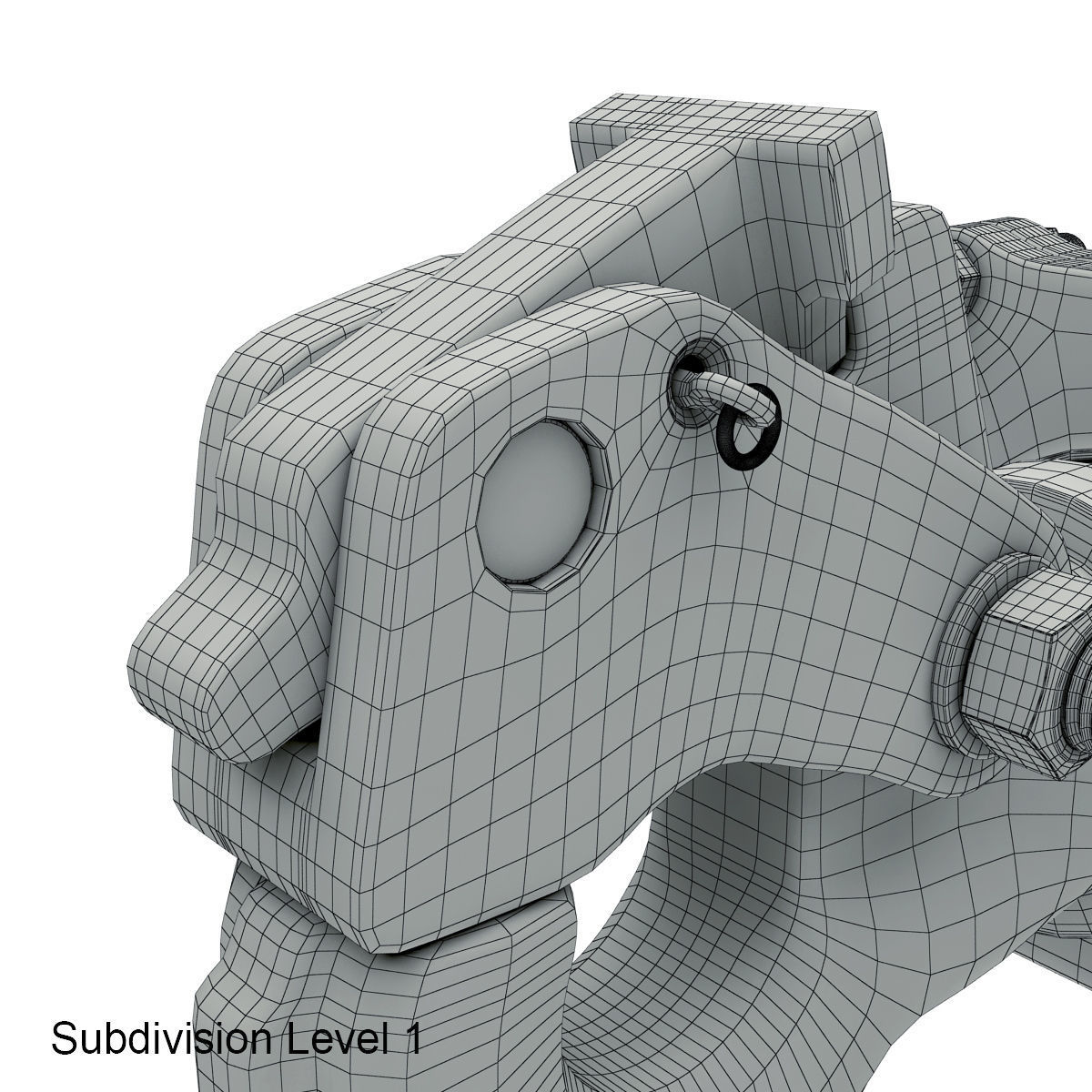 Towing hook 3D model_25