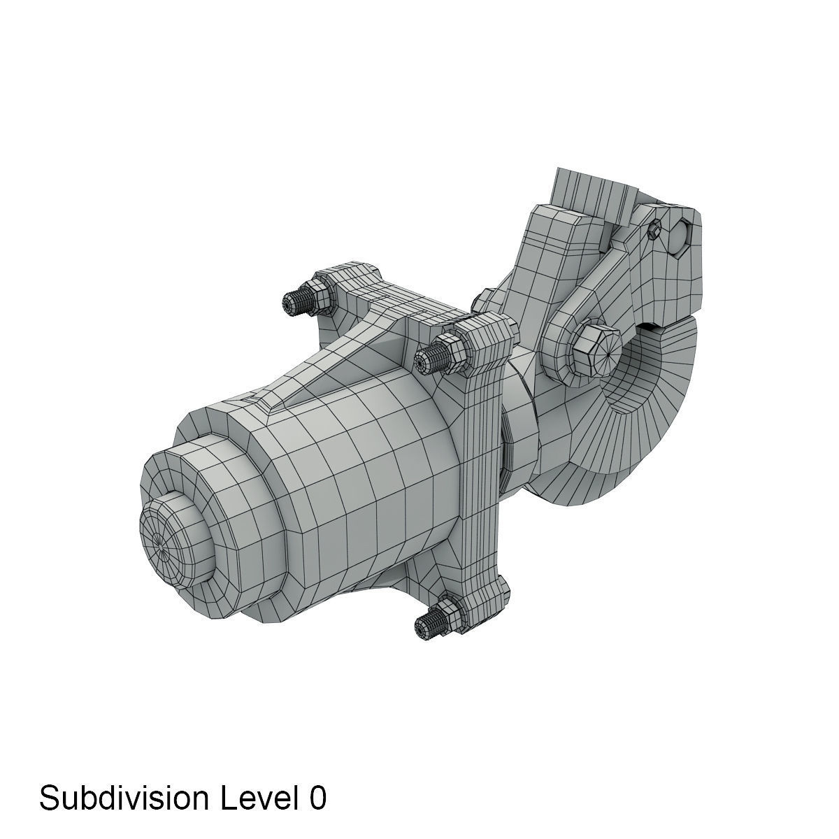 Towing hook 3D model_11