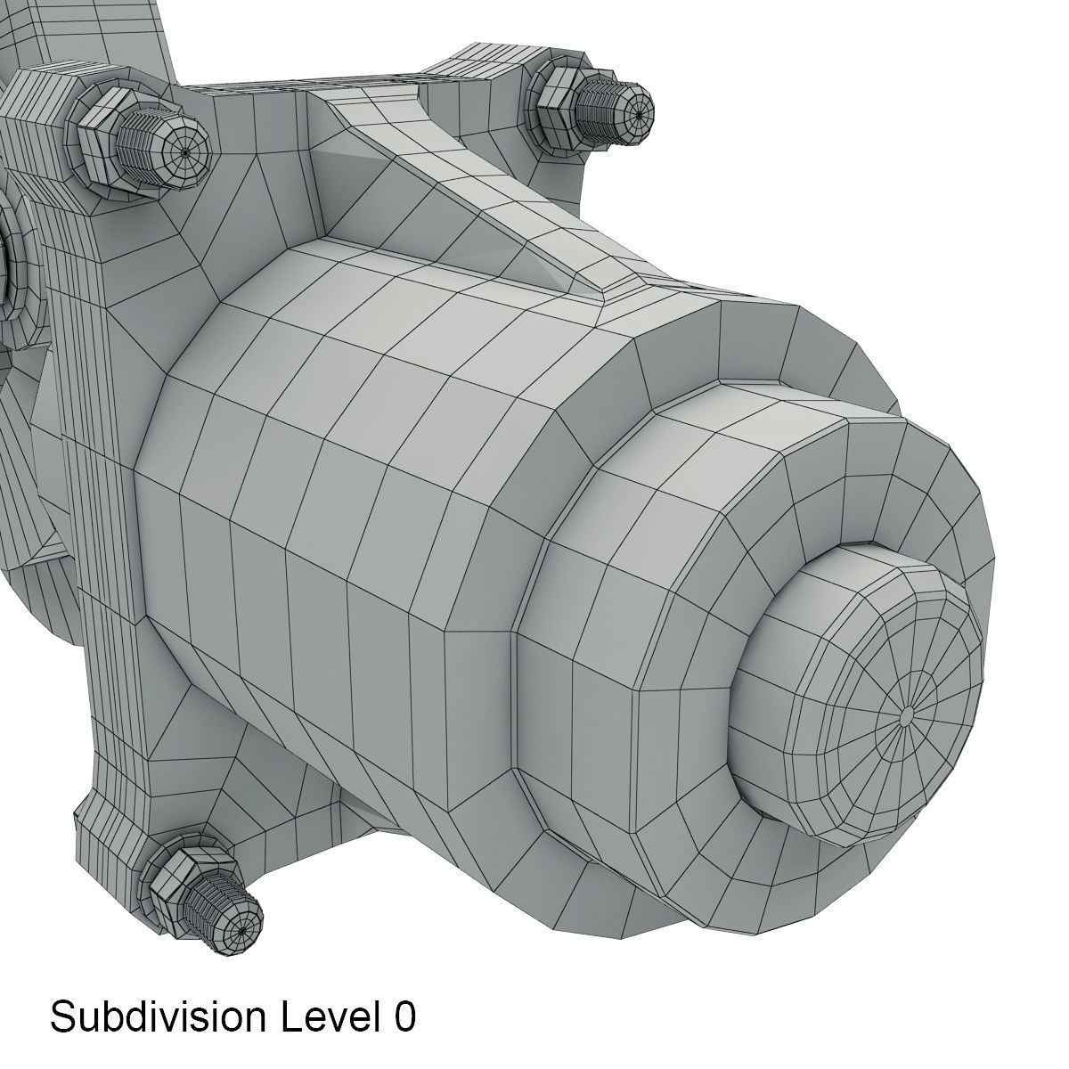 Towing hook 3D model_17