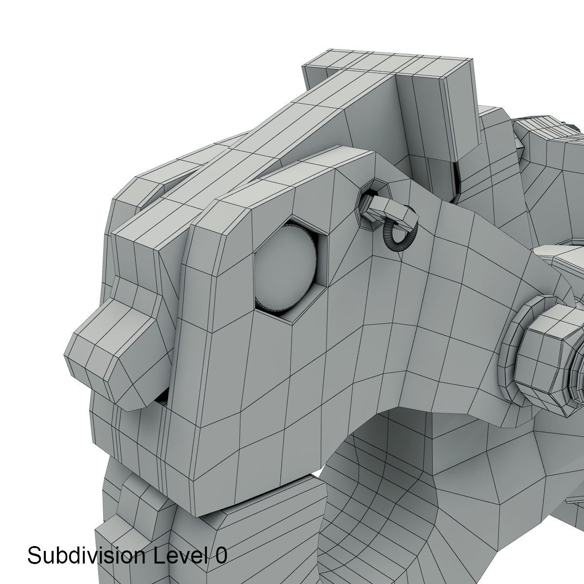 Towing hook 3D model_15