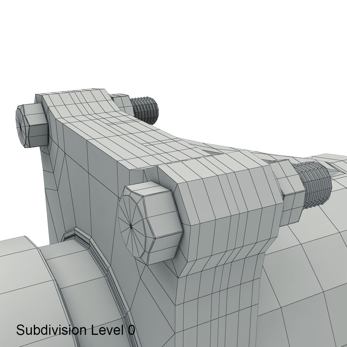 Towing hook 3D model_13