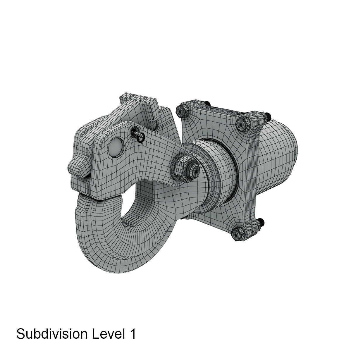 Towing hook 3D model_22