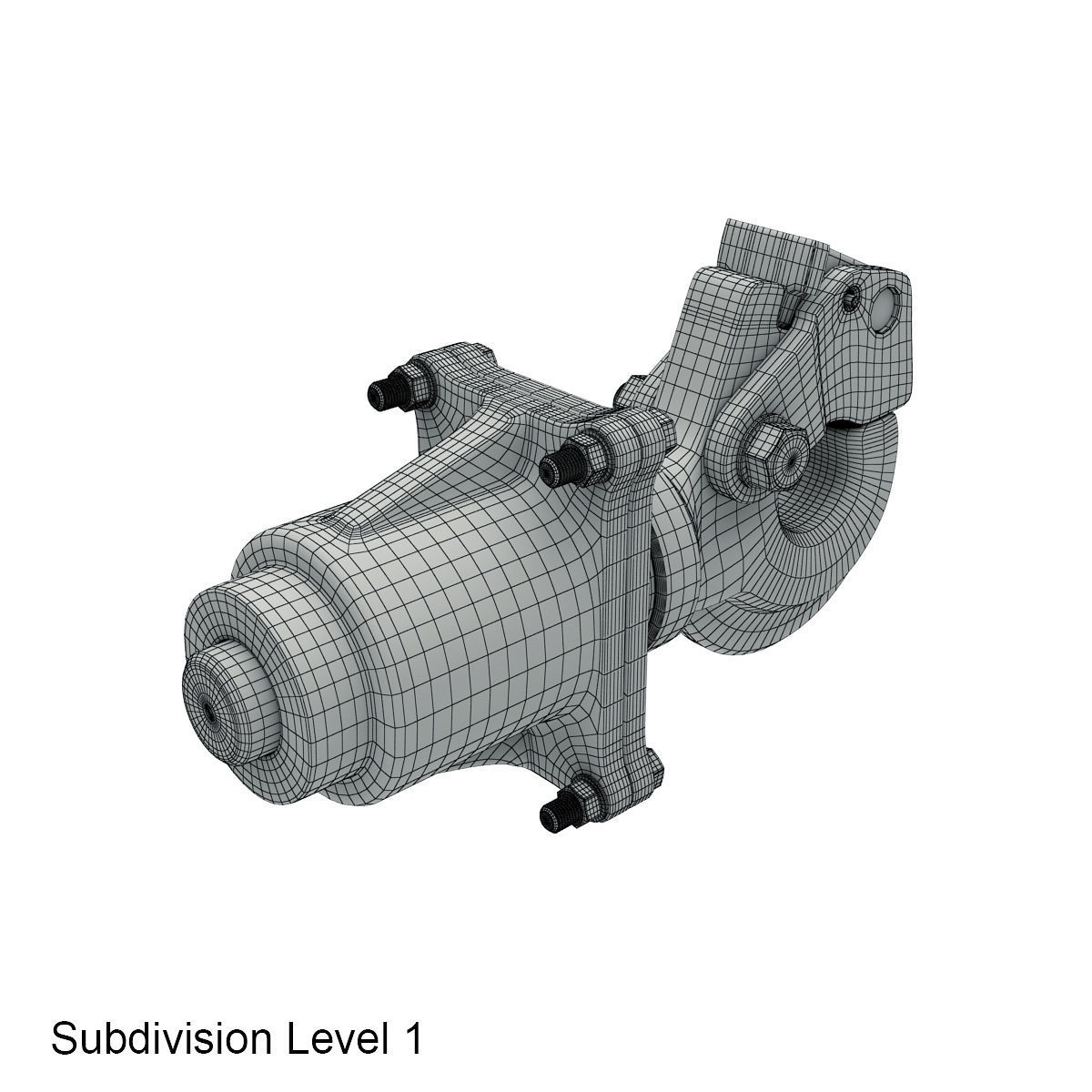 Towing hook 3D model_21