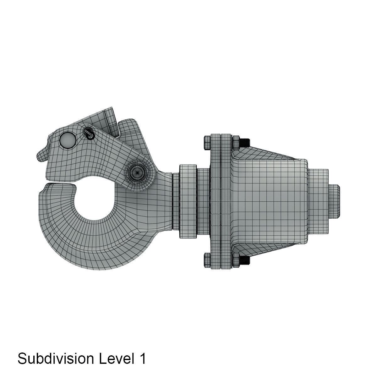 Towing hook 3D model_29