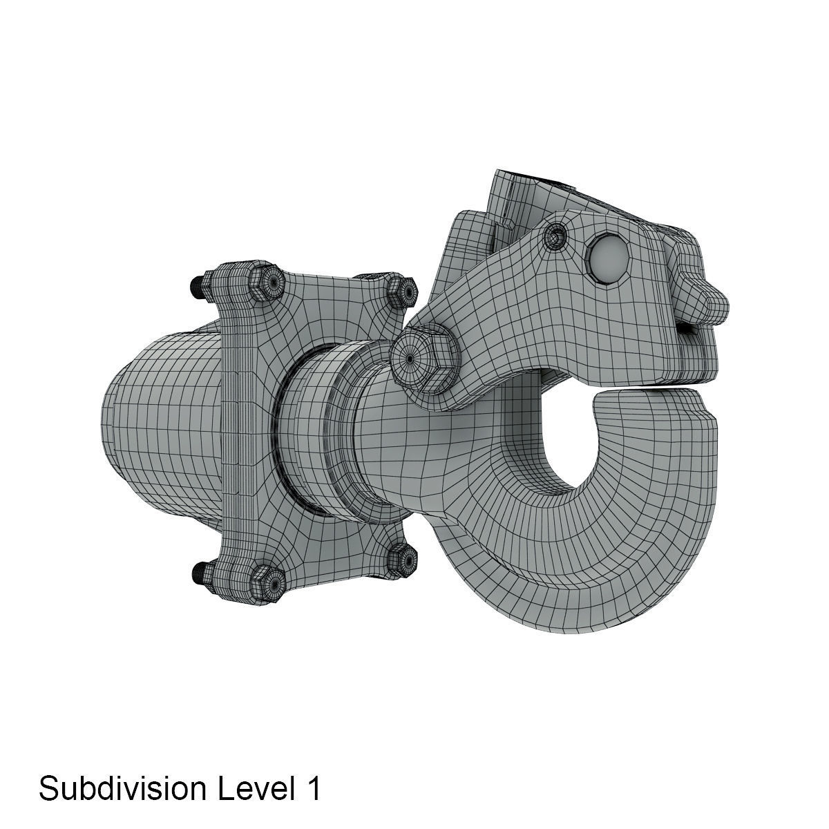 Towing hook 3D model_20