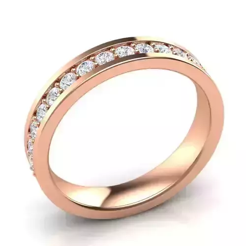 WGH27 gold diamond eternity ring