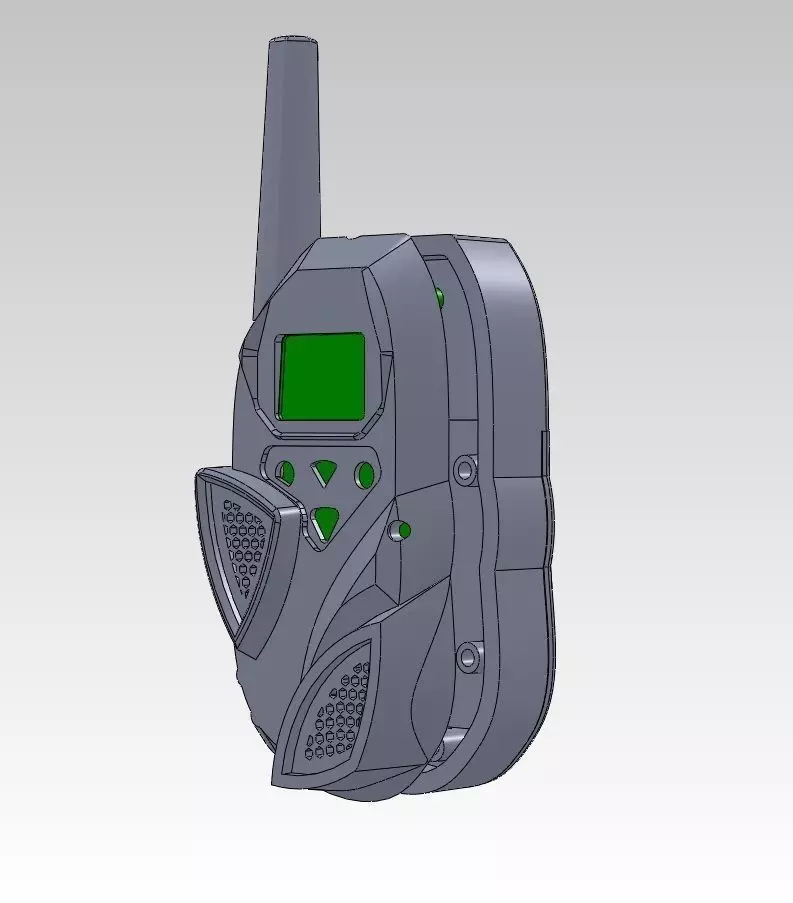 Walkie talkie Free 3D model_0