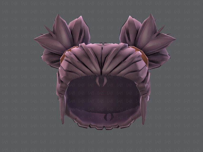 3D Hair style for girl V41 Low-poly 3D model_39