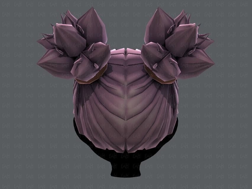 3D Hair style for girl V41 Low-poly 3D model_21