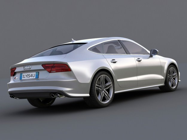 Audi A7 S7 Sportback 2012 3D model_2