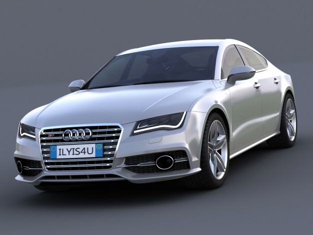 Audi A7 S7 Sportback 2012 3D model_3