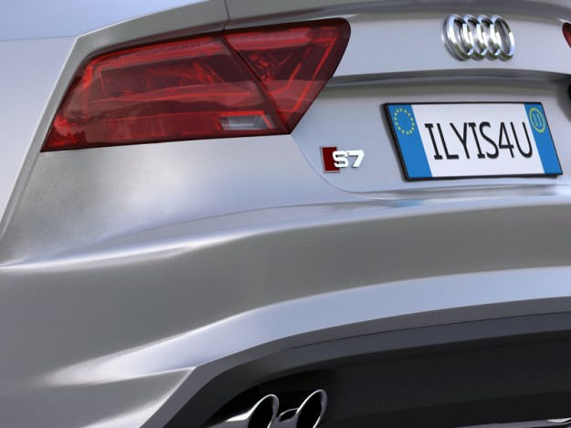 Audi A7 S7 Sportback 2012 3D model_7