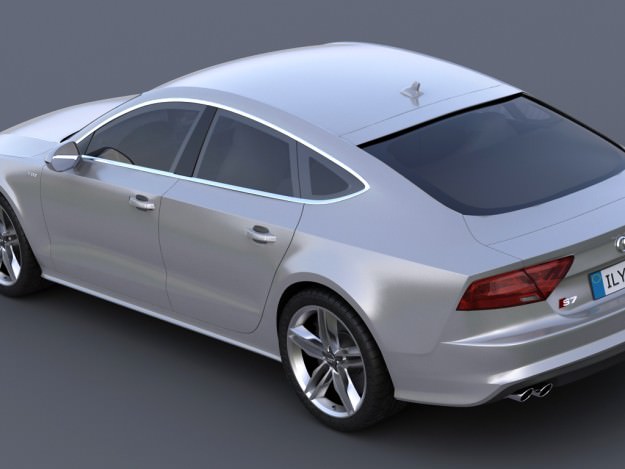 Audi A7 S7 Sportback 2012 3D model_4