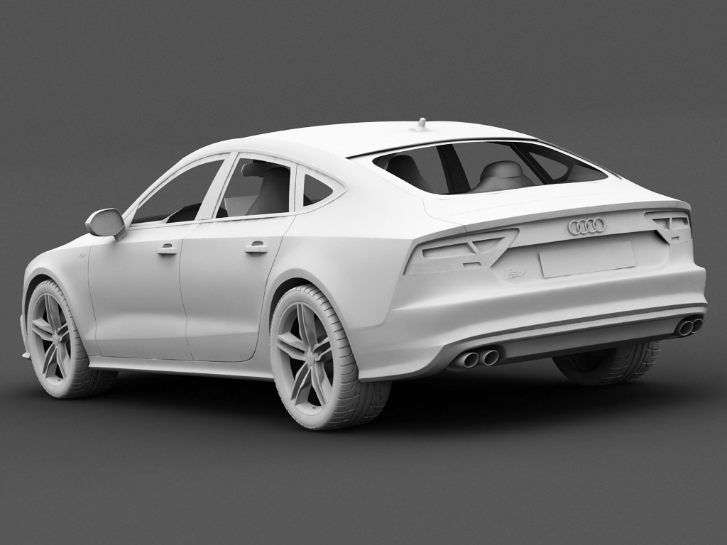 Audi A7 S7 Sportback 2012 3D model_11