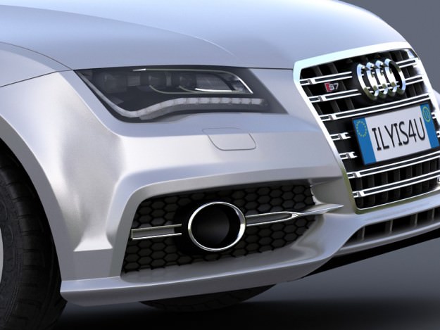 Audi A7 S7 Sportback 2012 3D model_5