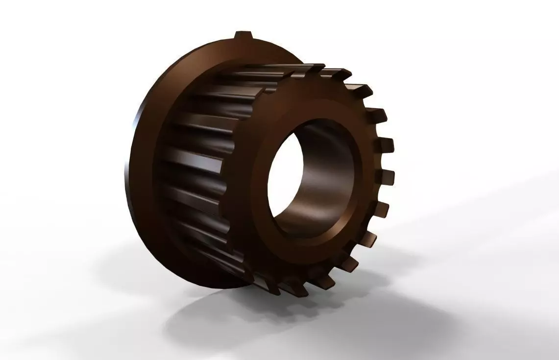 Crank sprocket Free 3D model