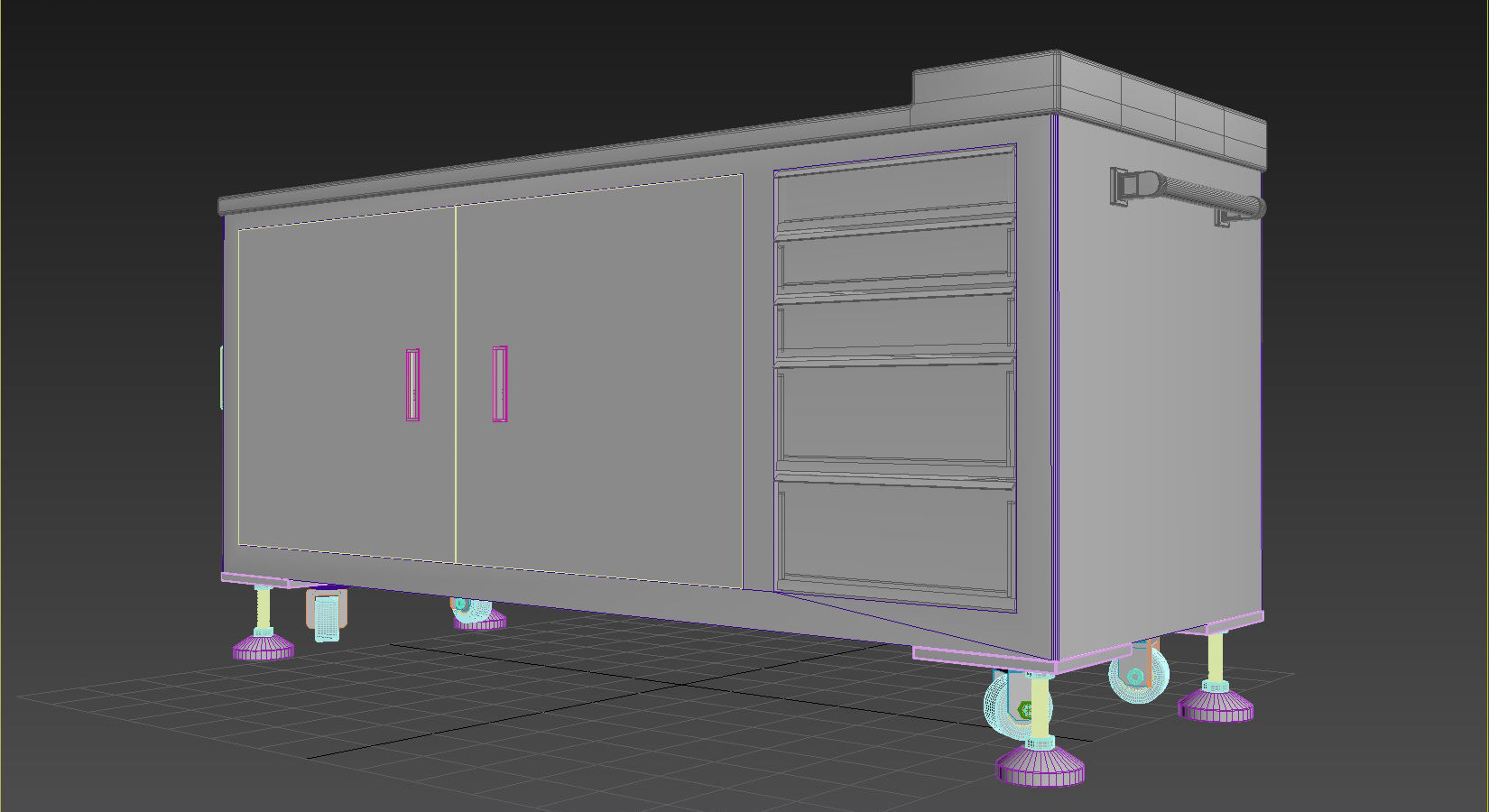 Workshop Trolley 1 3D model_10