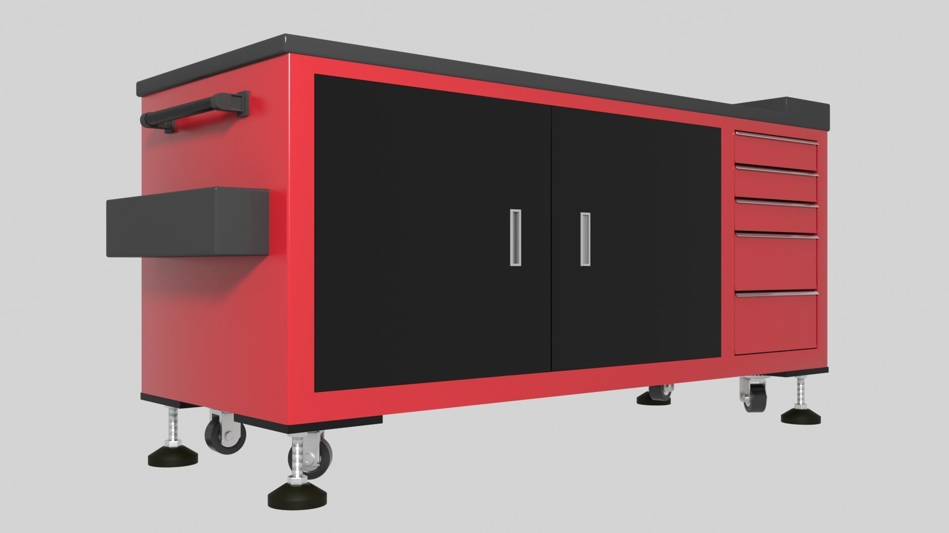 Workshop Trolley 1 3D model_3