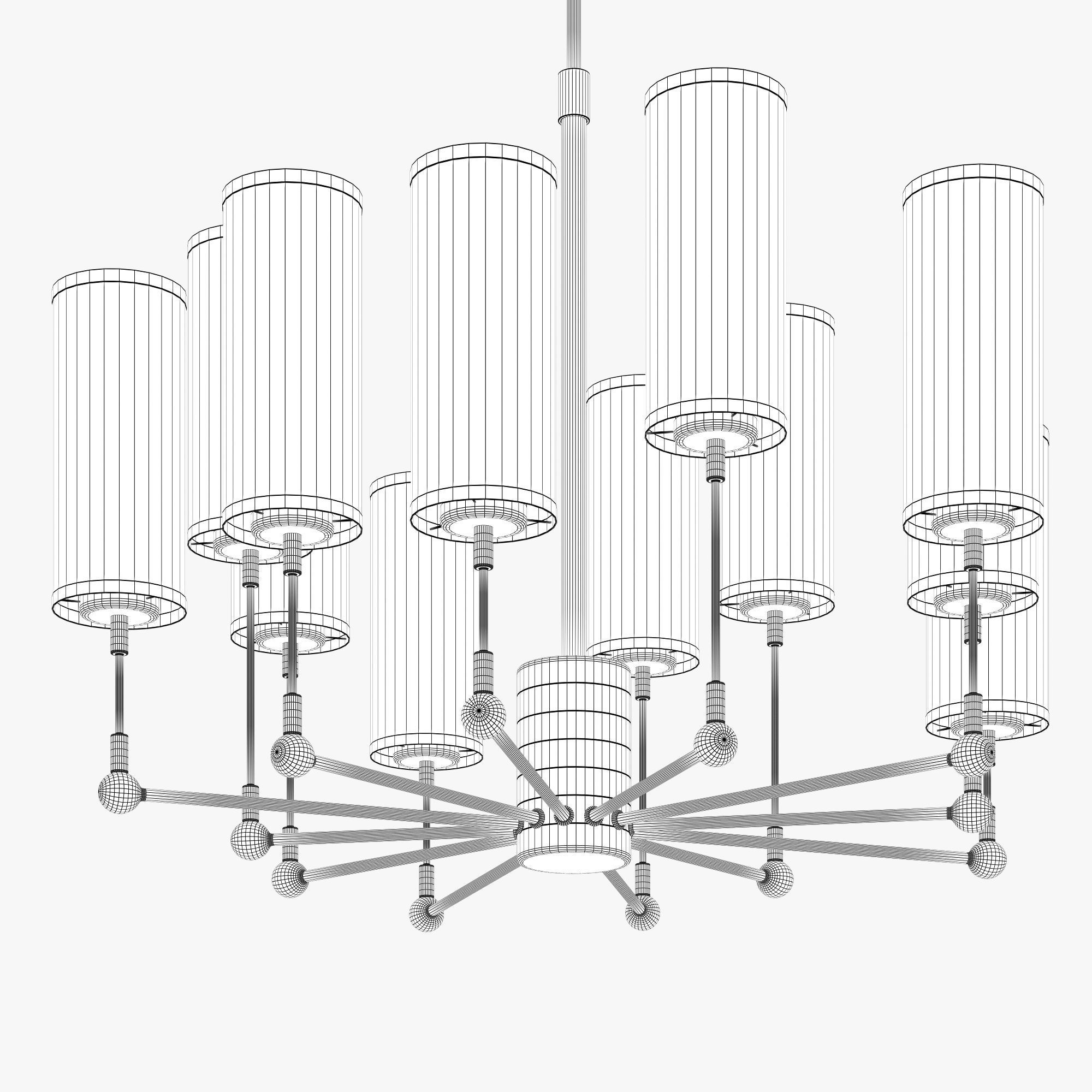 Gramercy clarence CH074-12-BRS 3D model_4
