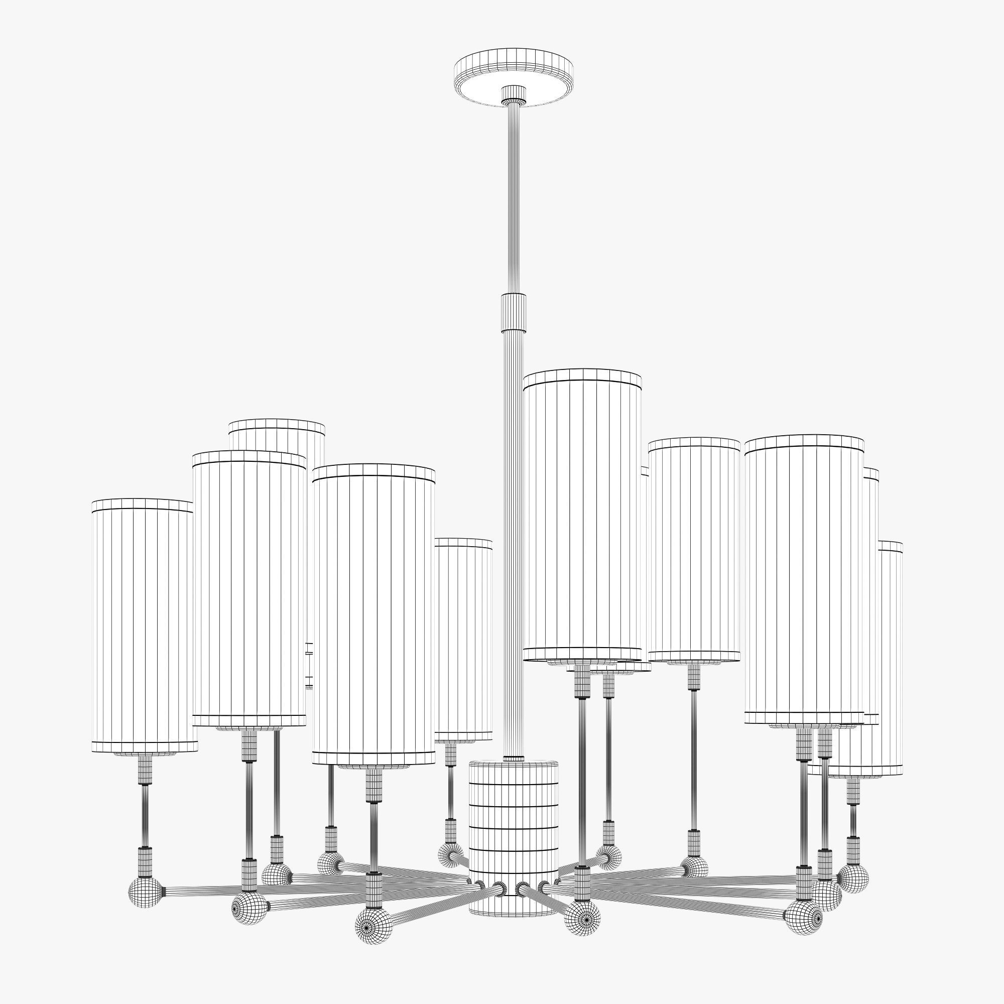 Gramercy clarence CH074-12-BRS 3D model_3