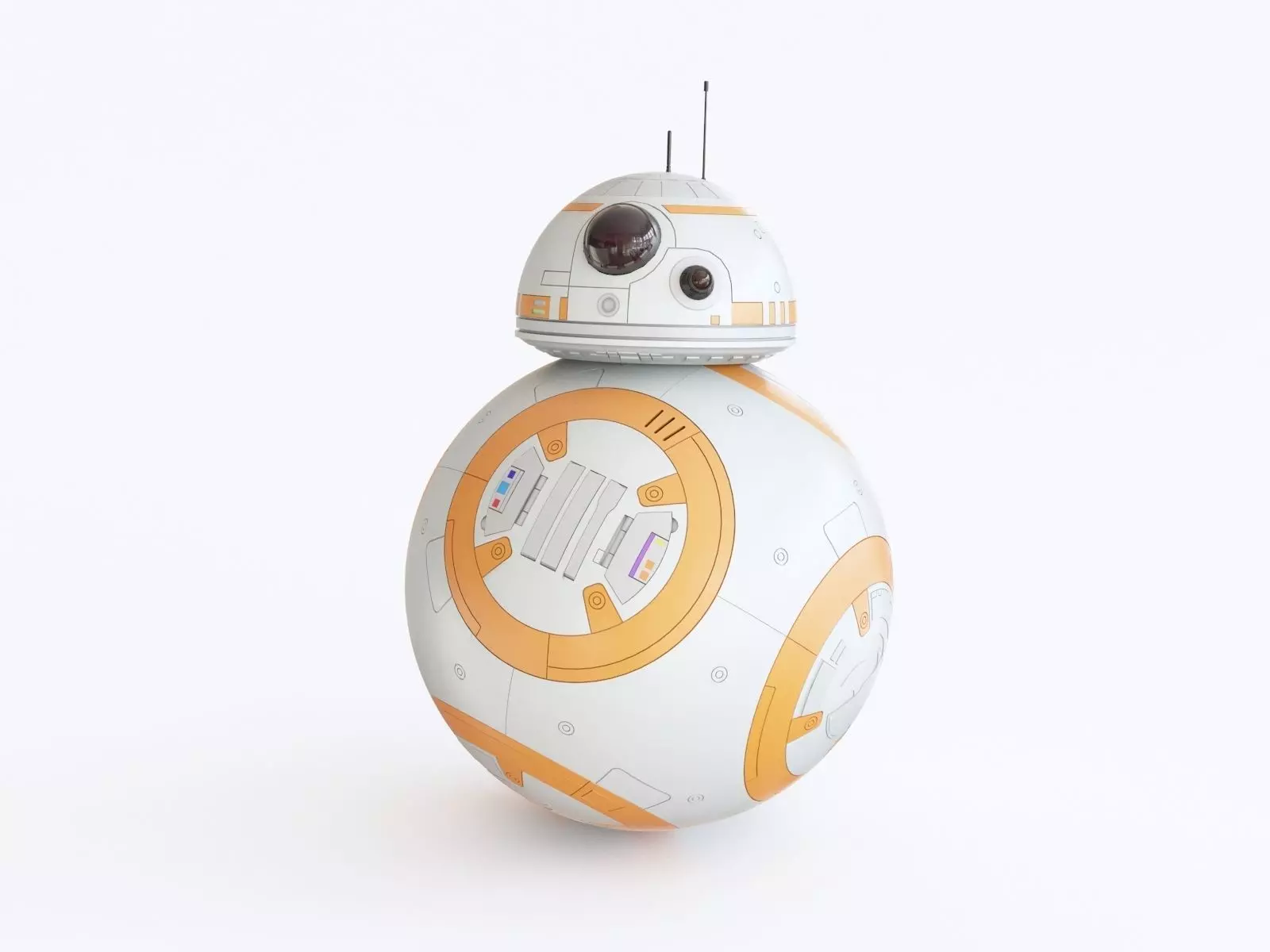 Droid bb 8 3D model_0