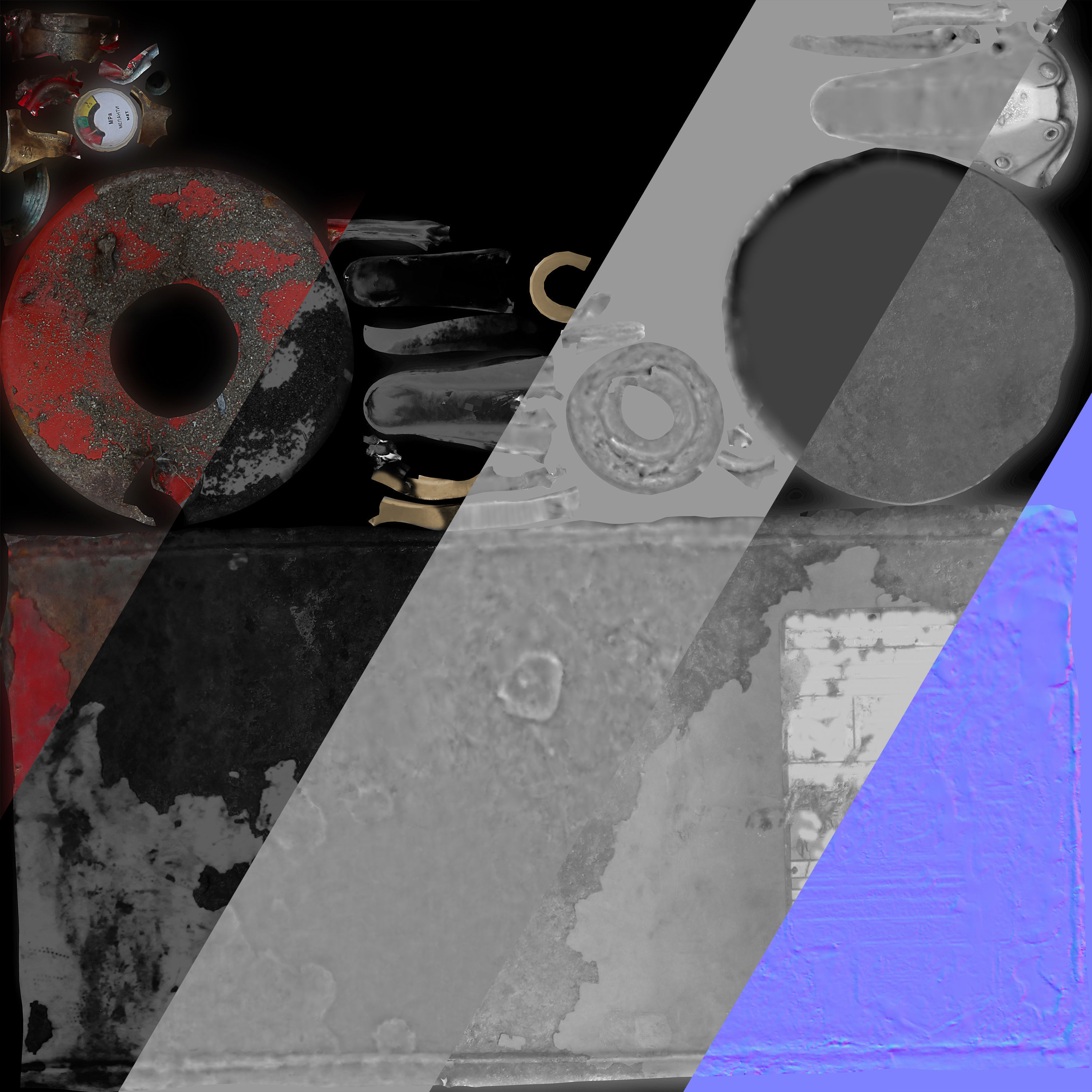 Ultra realistic Fire Extinguisher Scan model Low-poly 3D model_8