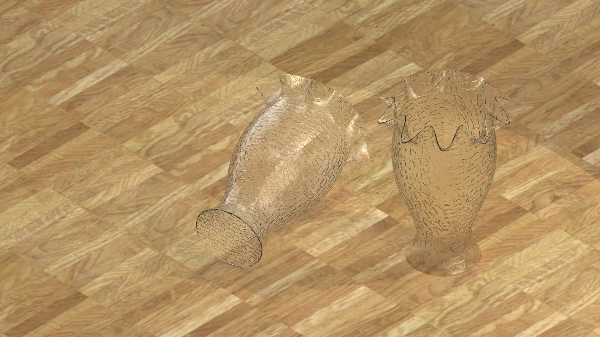 Glass Vase 3D model_0