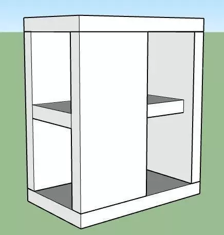 Shelf Design Simple Free low-poly 3D model