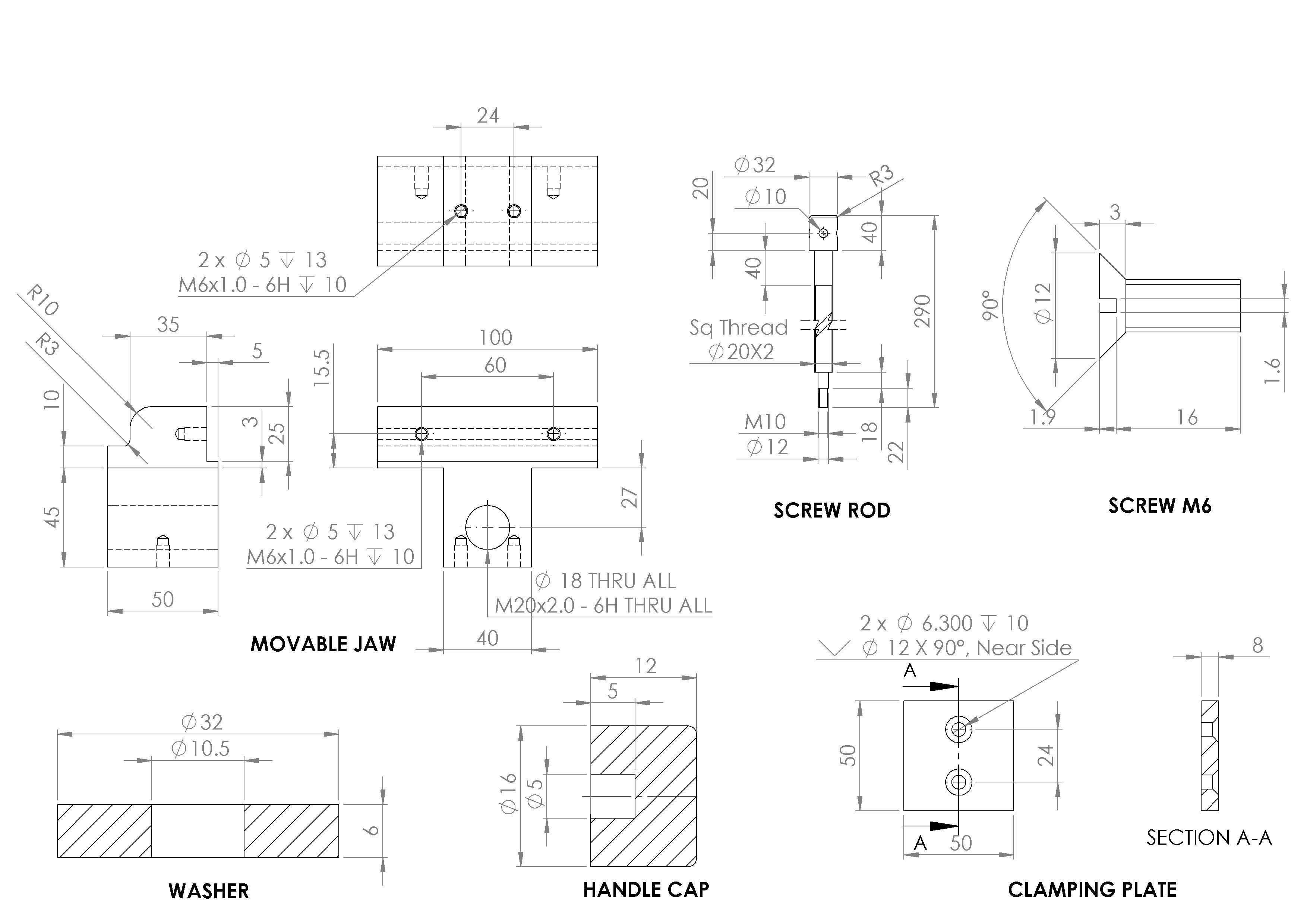 Machine Vice 3D model_2