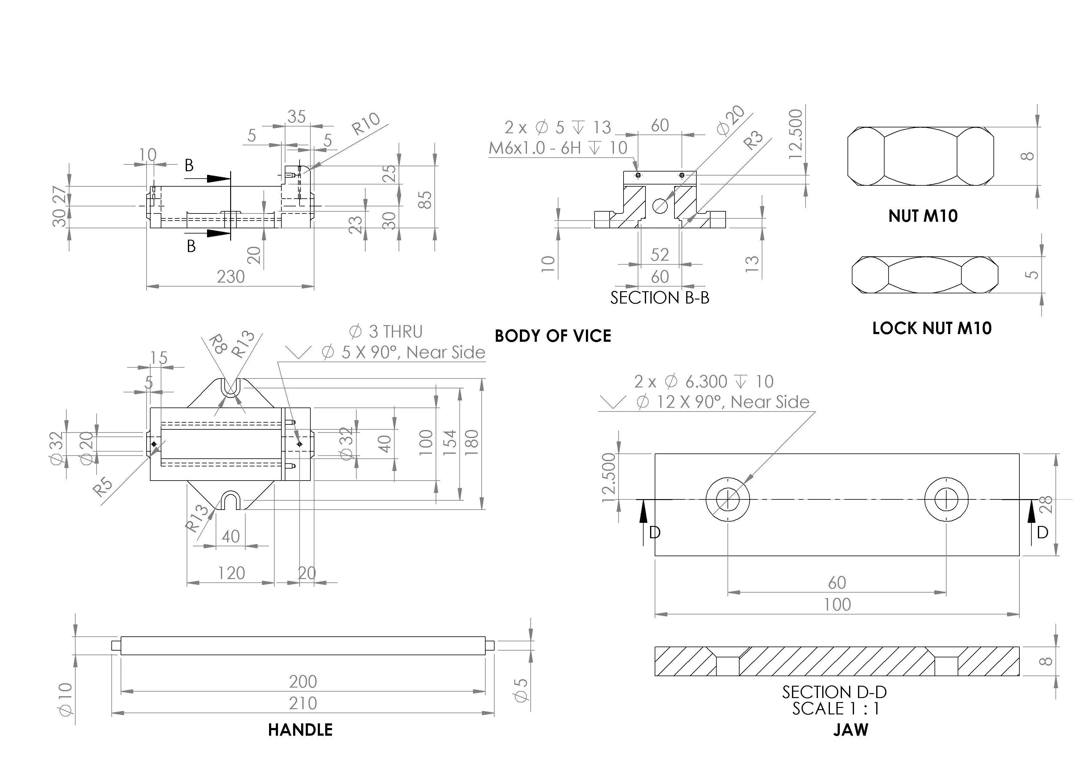 Machine Vice 3D model_0