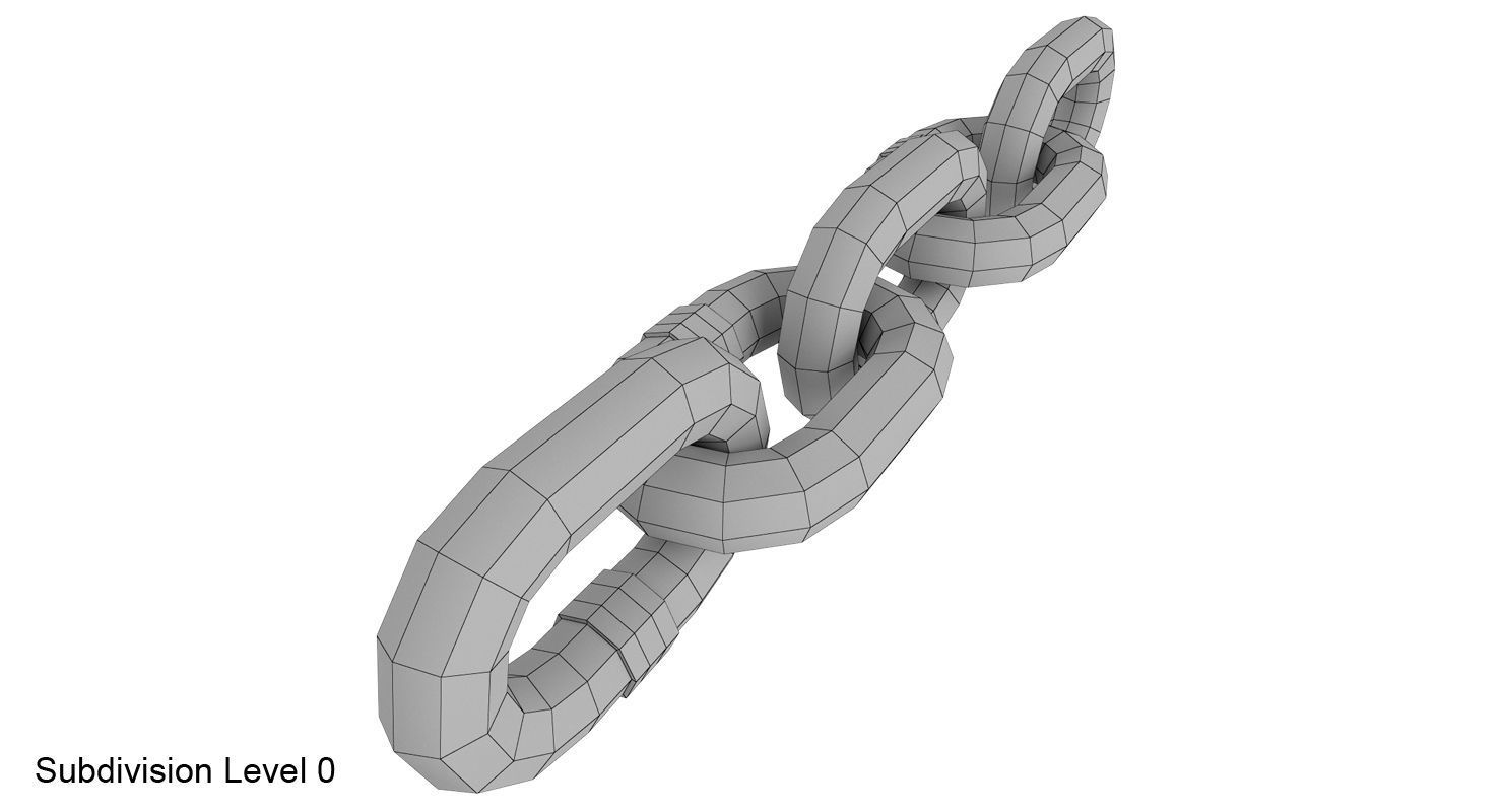 Chain 3D model_7