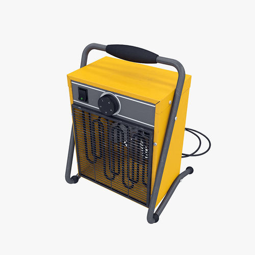 Fan heater 3D model