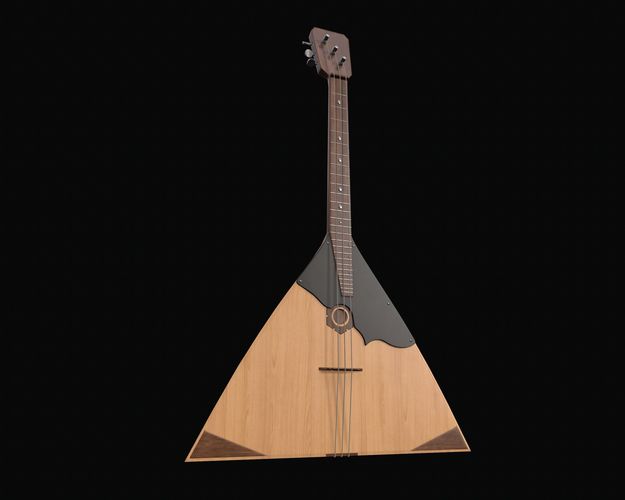 Balalaika Low-poly 3D model