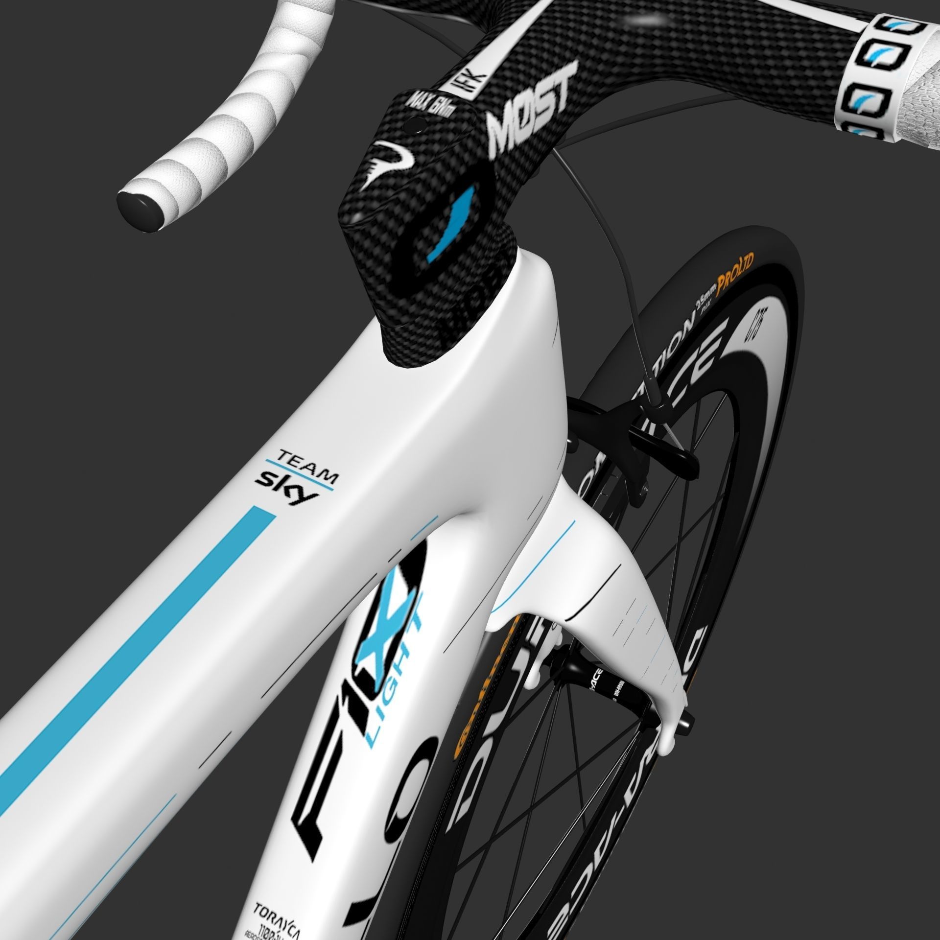 Roadbike Pinarello Dogma F-10 X-light 3D model_20
