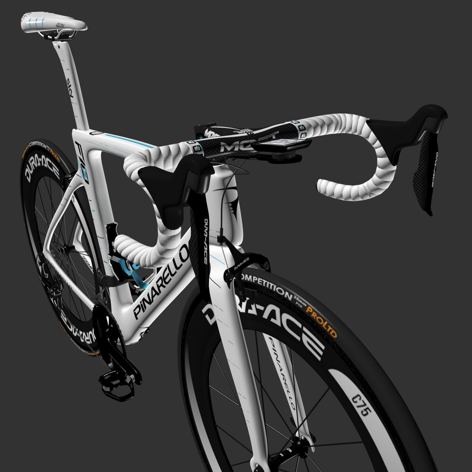 Roadbike Pinarello Dogma F-10 X-light 3D model_9