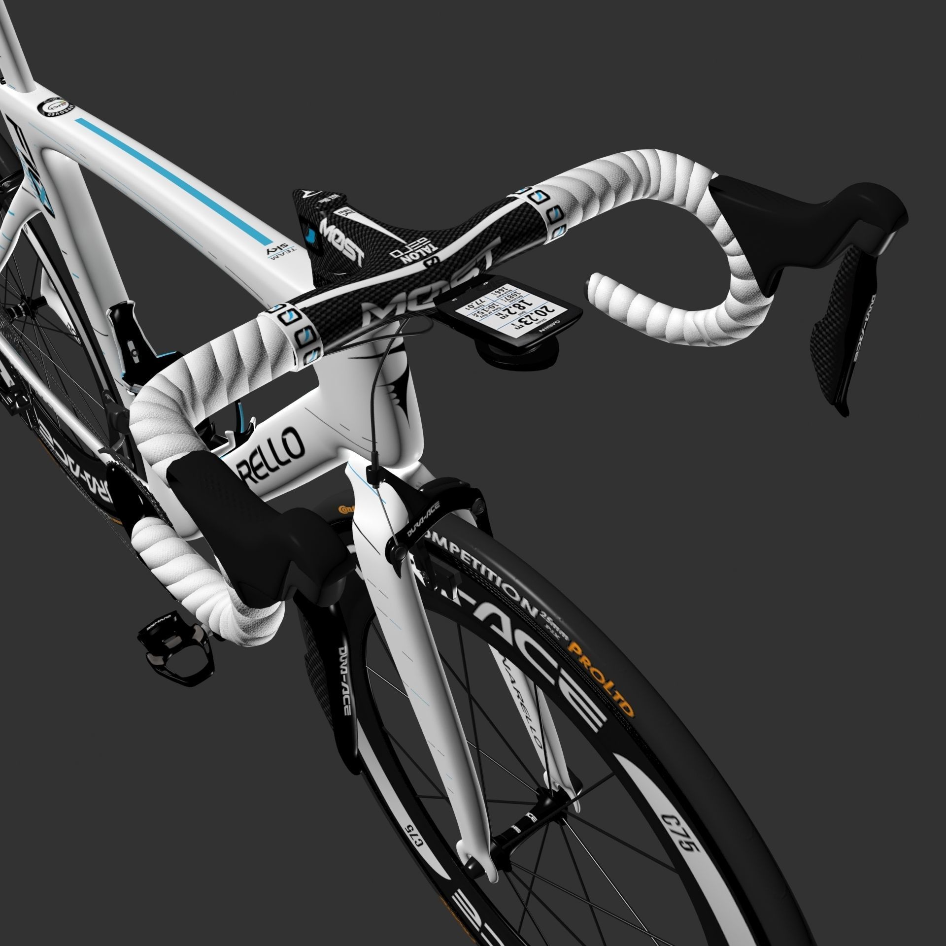 Roadbike Pinarello Dogma F-10 X-light 3D model_19