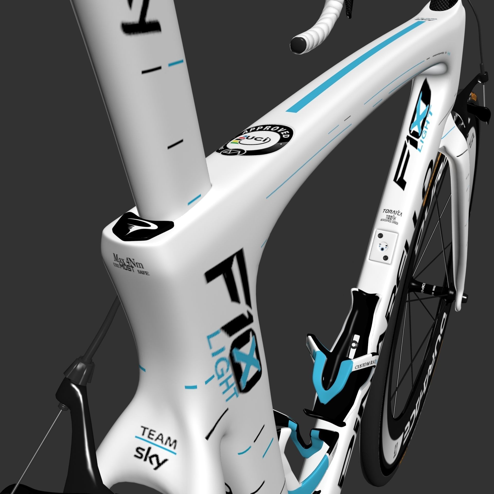 Roadbike Pinarello Dogma F-10 X-light 3D model_10