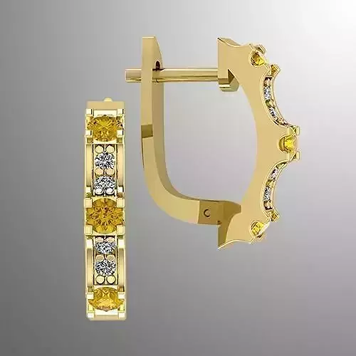 Earrings n 3 plastic hook