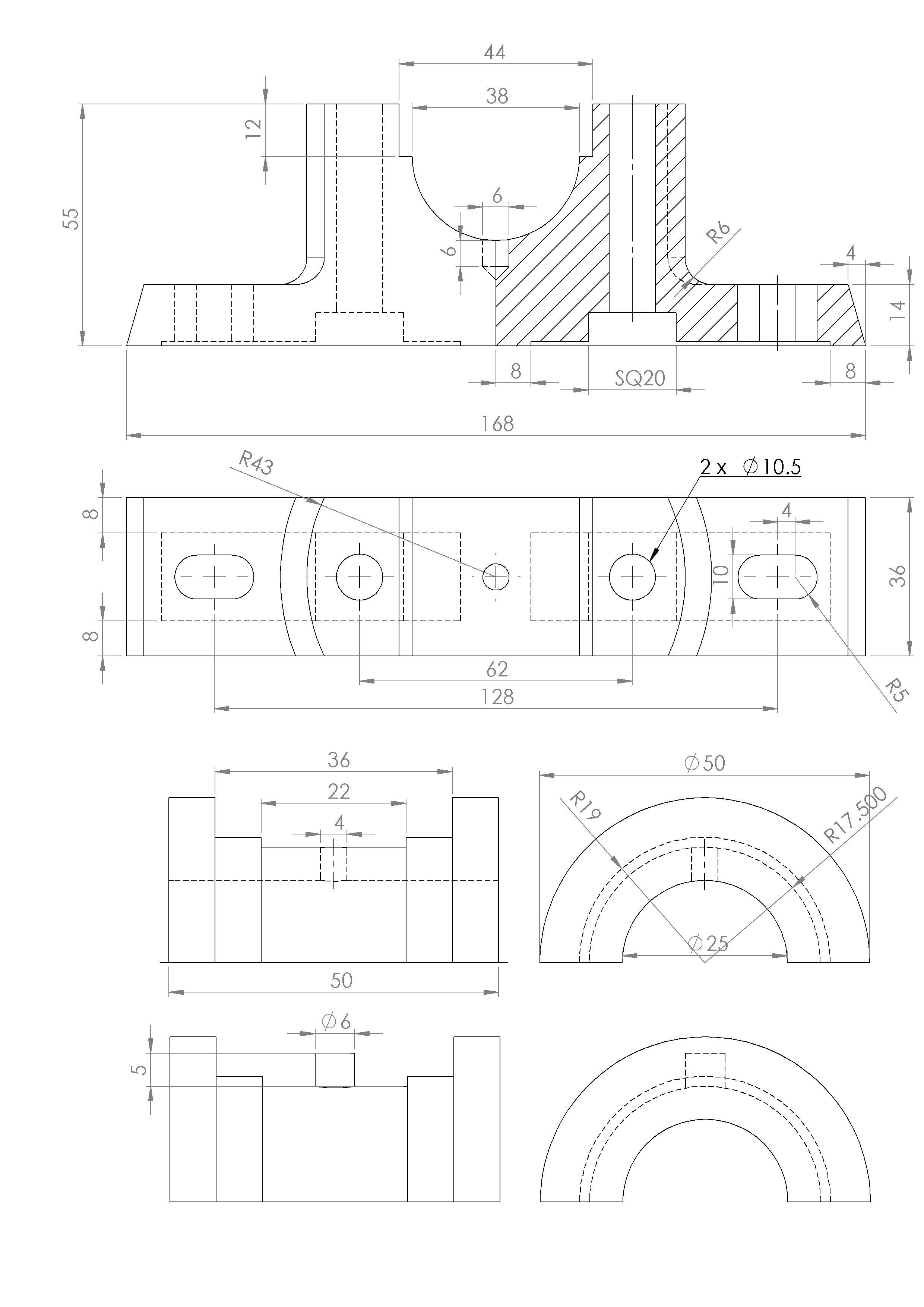 Plummer Block 3D model_1