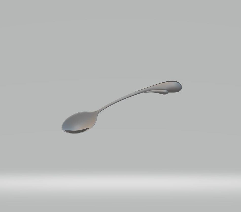 Spoon 5 3D model_4