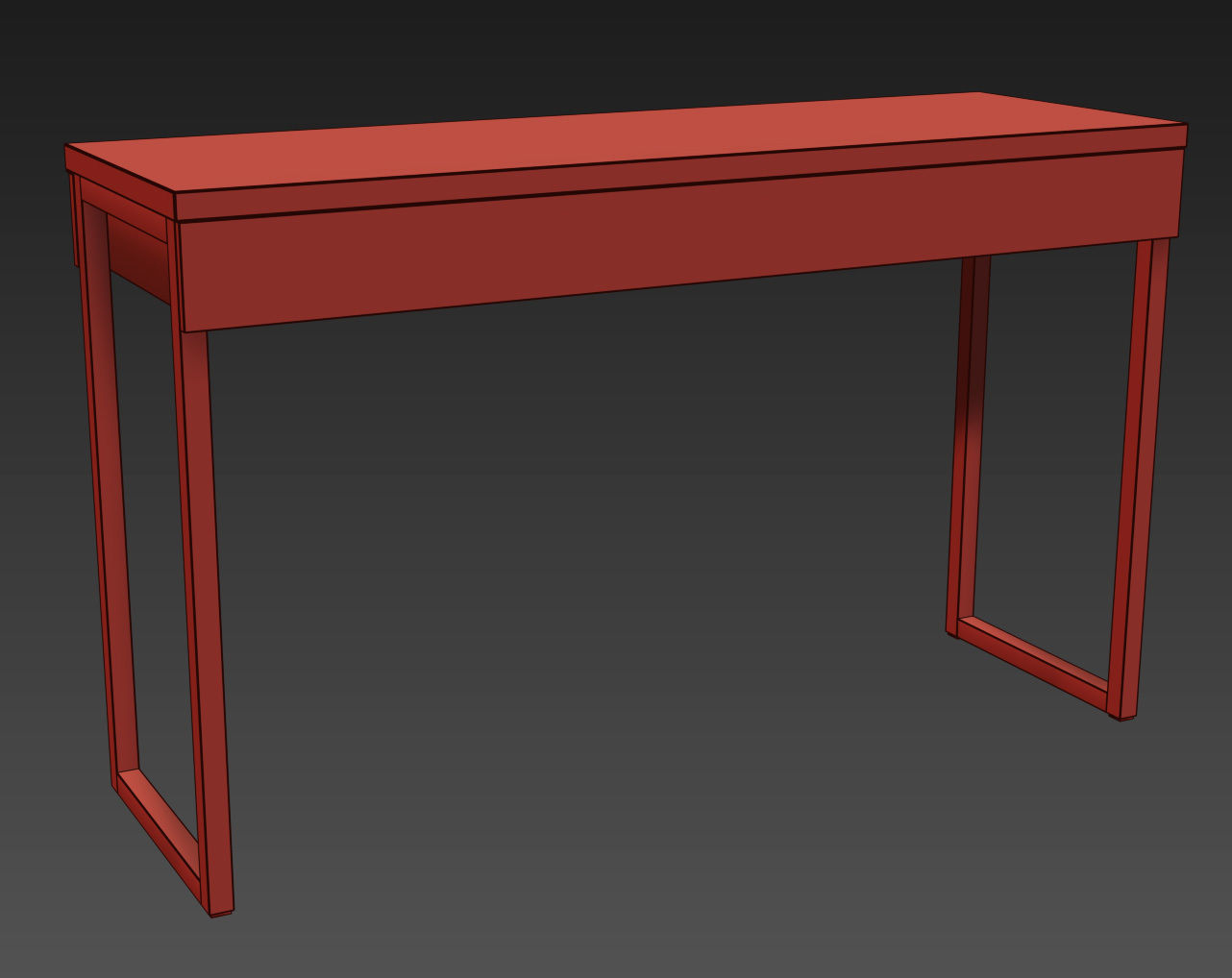 BESTA BURS Desk 3D model_5