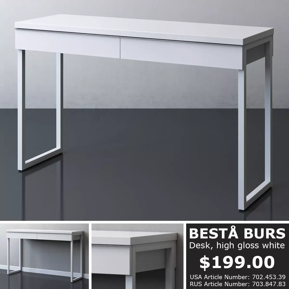 BESTA BURS Desk 3D model_0