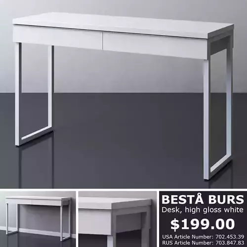 BESTA BURS Desk 3D model