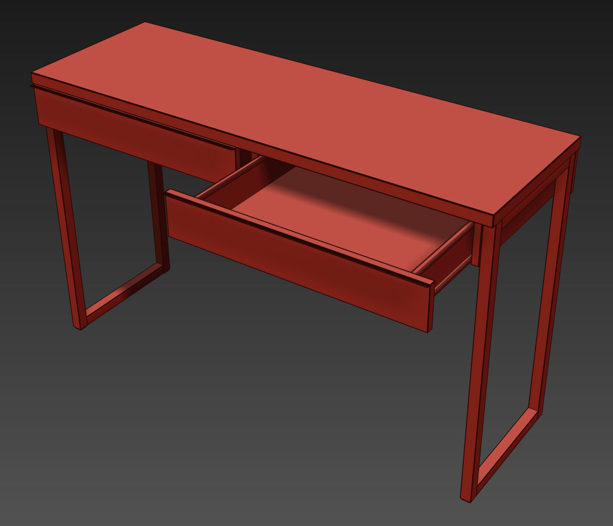 BESTA BURS Desk 3D model_4