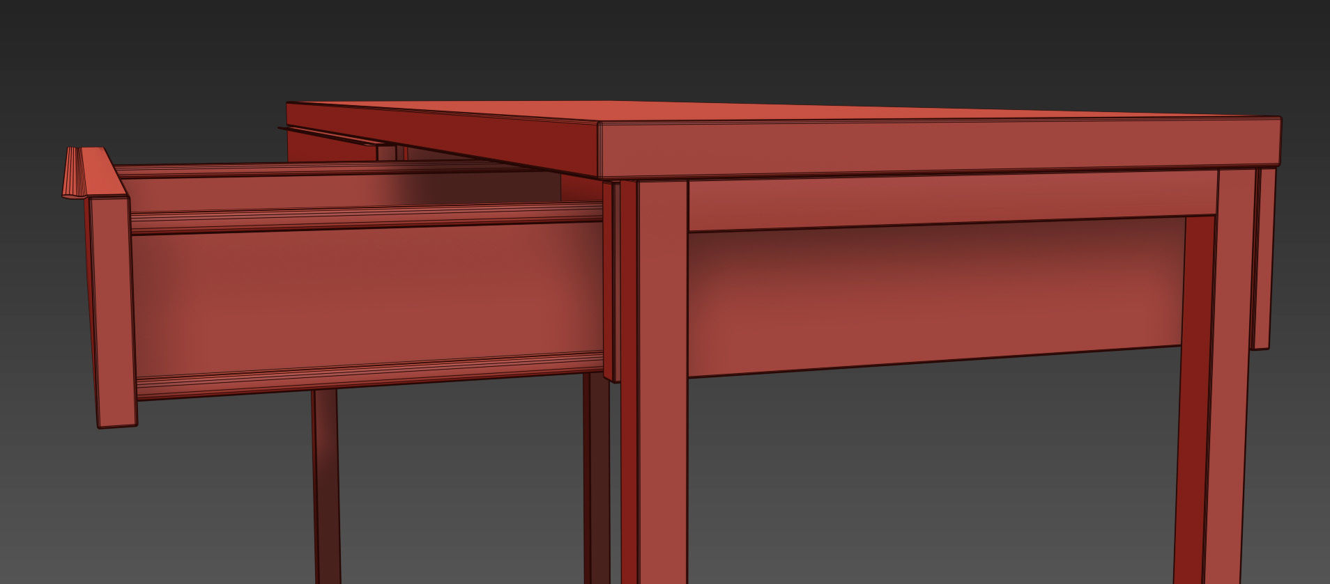 BESTA BURS Desk 3D model_7
