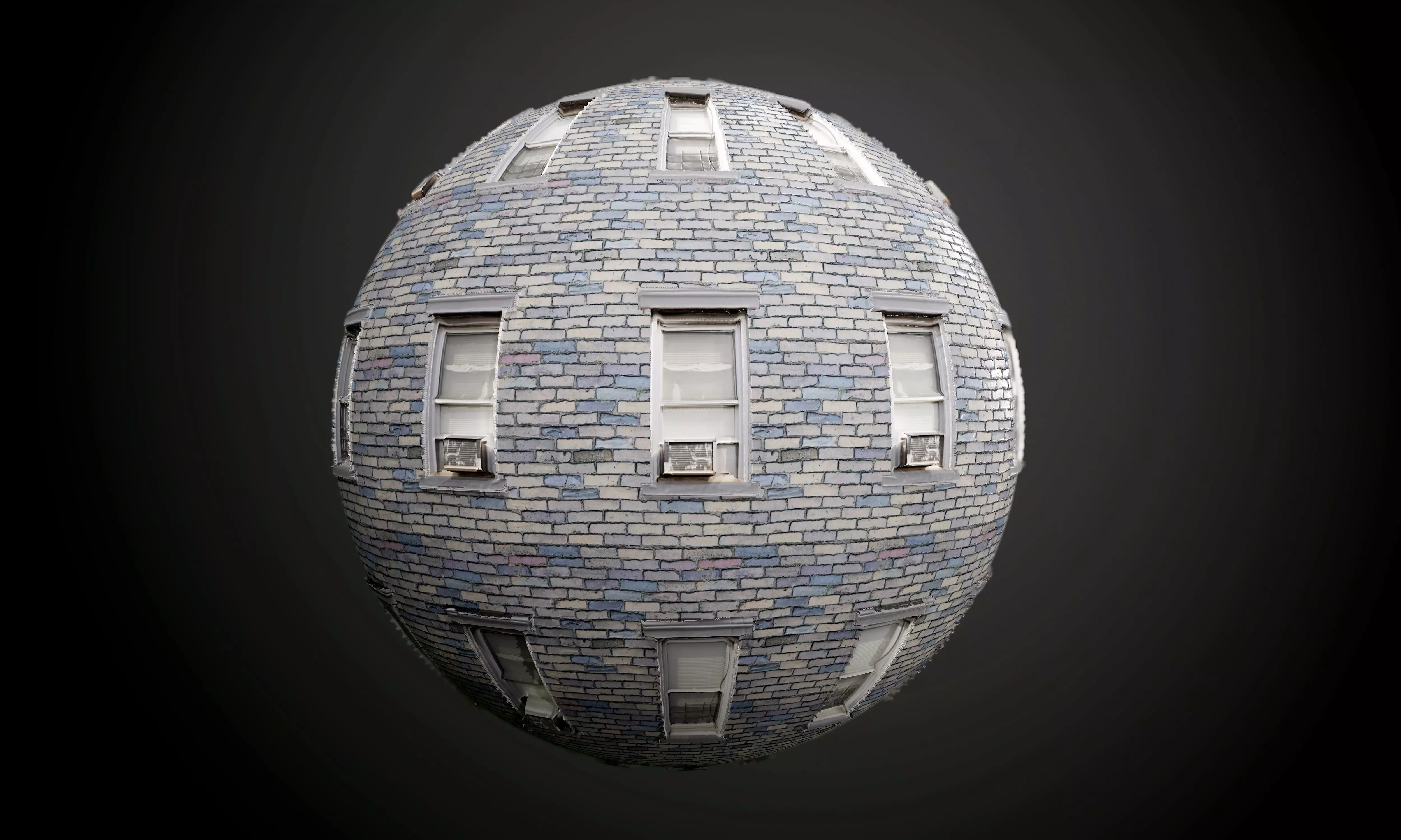 Brick Building Seamless PBR Texture Texture_0